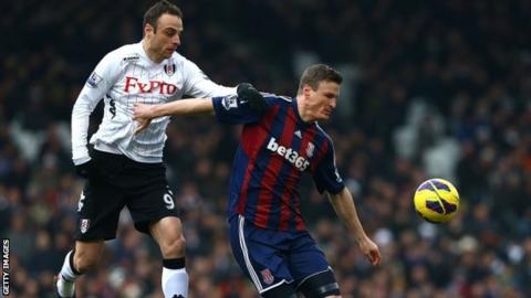 Dimitar Berbatov and Robert Huth
