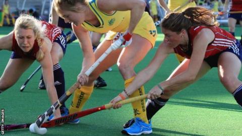 England v Australia women's hockey