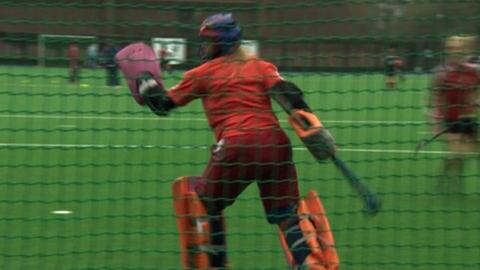 Hockey goalkeeper