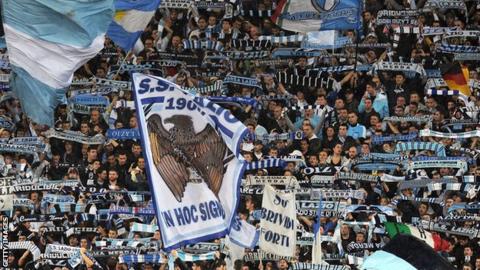 Lazio fans