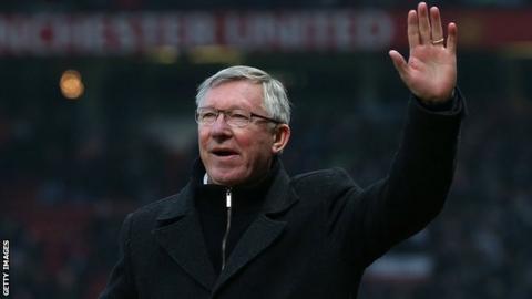 Manchester United manager Sir Alex Ferguson