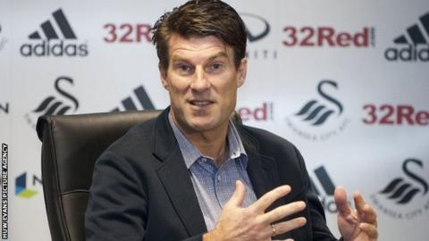 Swansea City manager Michael Laudrup