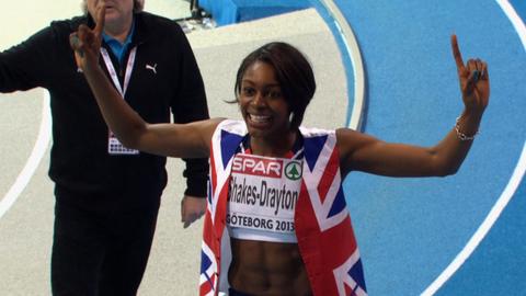 400m European Indoor Champion Perri Shakes-Drayton