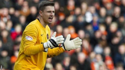 Dundee United goalkeeper Radoslaw Cierzniak