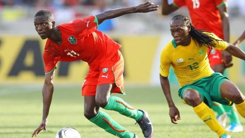 Malawi Flames in action against South Africa in 2012