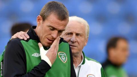 Republic of Ireland's Richard Dunne