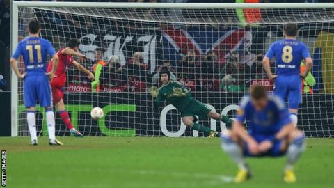 Raul Rusescu scores for Steaua Bucharest