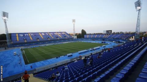 Maksimir Stadium in Zagreb