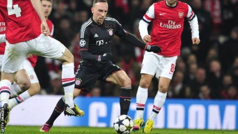 Bayern Munich winger Franck Ribery
