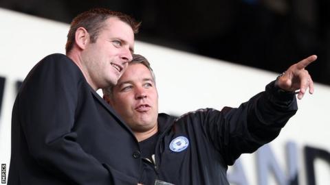 Darragh MacAnthony and Darren Ferguson