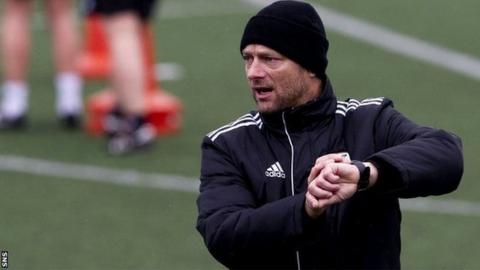Glasgow City coach Eddie Wolecki Black
