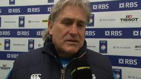 Scotland interim coach Scott Johnson