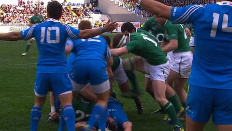 Ireland centre Brian O'Driscoll cited for stamping