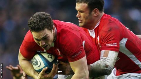 George North and Jamie Roberts