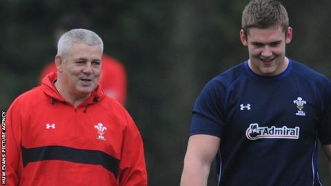 Warren Gatland and Dan Lydiate