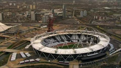 The Olympic Stadium in East London