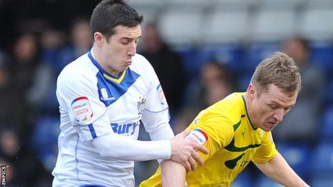 Bury winger Craig Jones