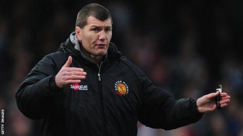 Exeter coach Rob Baxter