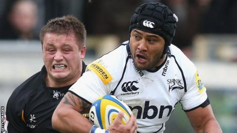 Sale Sharks centre Sam Tuitupou
