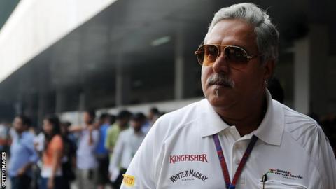 Force India boss Vijay Mallya