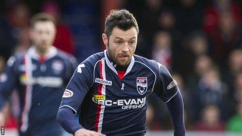 Ross County winger Ivan Sproule