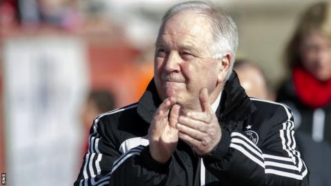Aberdeen manager Craig Brown