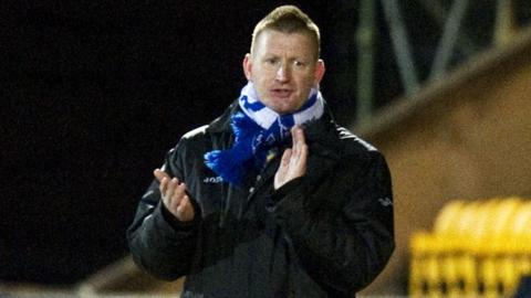 St Johnstone manager Steve Lomas