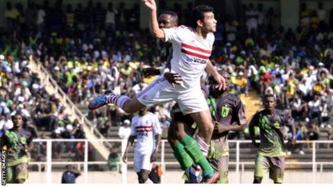 Zamalek defender Salah Mohamed
