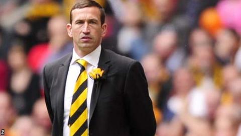 Newport County manager Justin Edinburgh