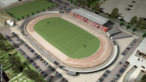 The proposed Belle Vue Sports Village