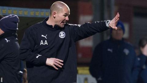 Partick Thistle player-manager Alan Archibald