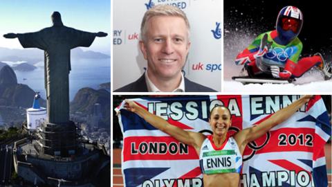 Rio, Simon Timson, Amy Williams, Jessica Ennis