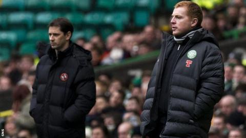 Jackie McNamara and Neil Lennon