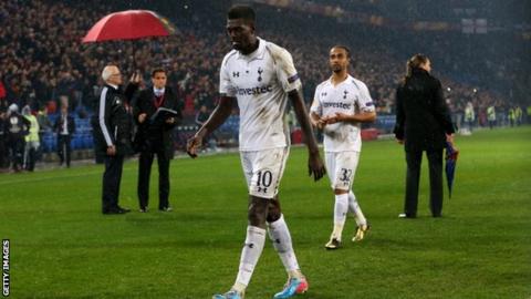 Tottenham striker Adebayor