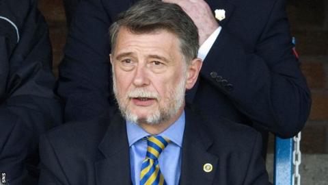 Cowdenbeath chairman Donald Findlay