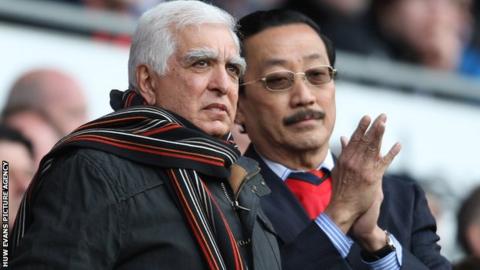 Sam Hammam with Vincent Tan