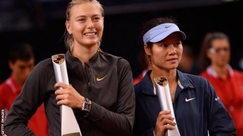 Maria Sharapova and Li Na