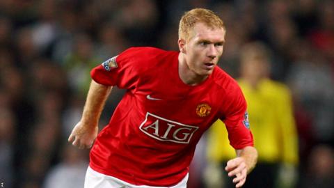 Paul Scholes: Manchester United midfielder's career in pictures - BBC Sport