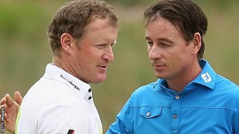 Jamie Donaldson and Brett Rumford