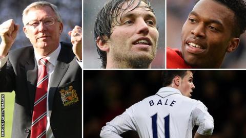 Sir Alex Ferguson, Michu, Daniel Sturridge, Gareth Bale