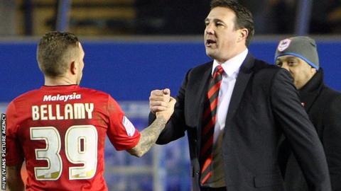 Craig Bellamy and Malky Mackay