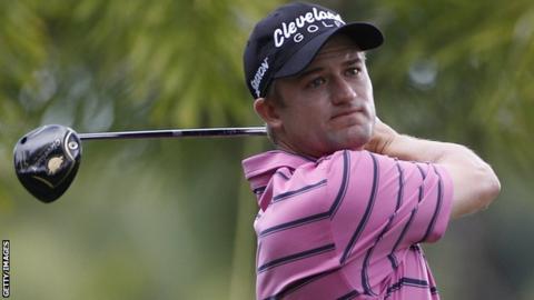 Scottish golfer Russell Knox
