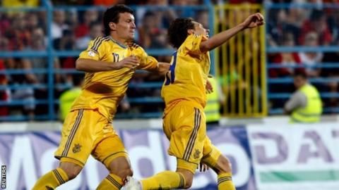 Ukraine celebrate