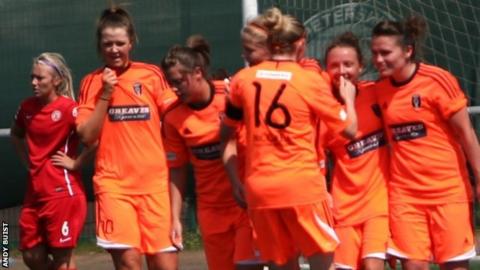 Glasgow City celebrate