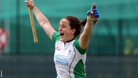 Lisa Jacob scored for Ireland against Scotland