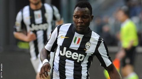 Juventus and Ghana's Kwadwo Asamoah