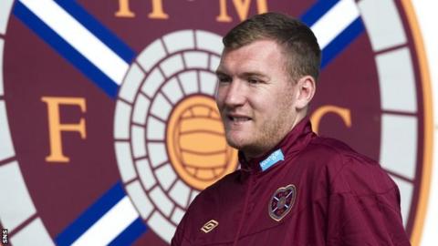 Former Hearts striker Kevin Kyle