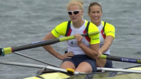Polly Swann & Helen Glover (right)