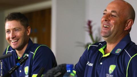 Michael Clarke and Darren Lehmann