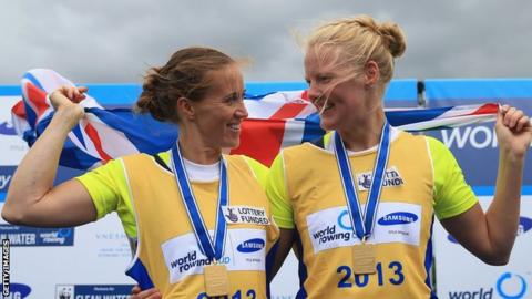 Helen Glover and Polly Swann